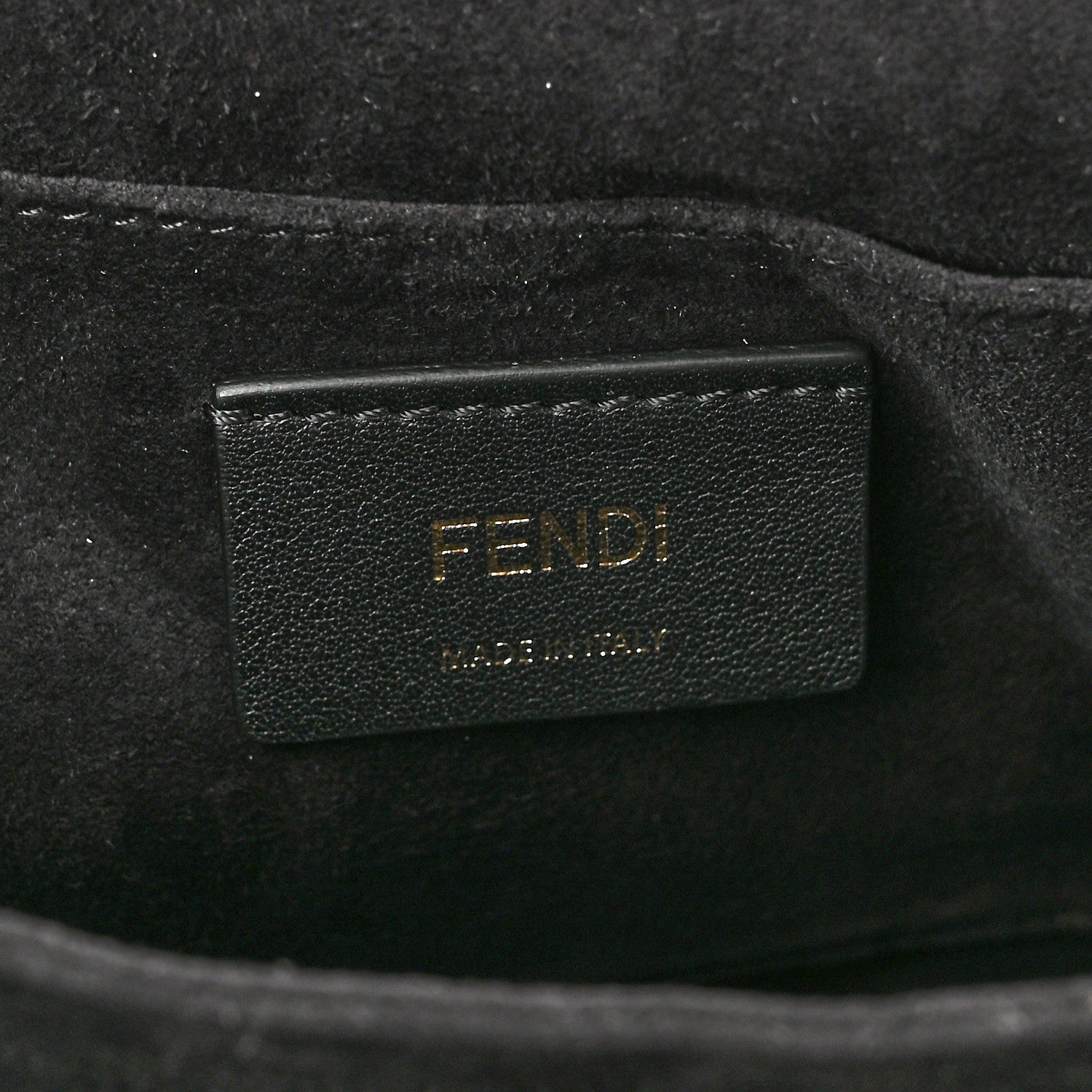 Fendi Velvet Vitello Dolce Fun Fair Kan I Shoulder Bag Tobacco Multicolor Black 6 of 10