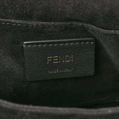 Fendi Velvet Vitello Dolce Fun Fair Kan I Shoulder Bag Tobacco Multicolor Black 6 of 10