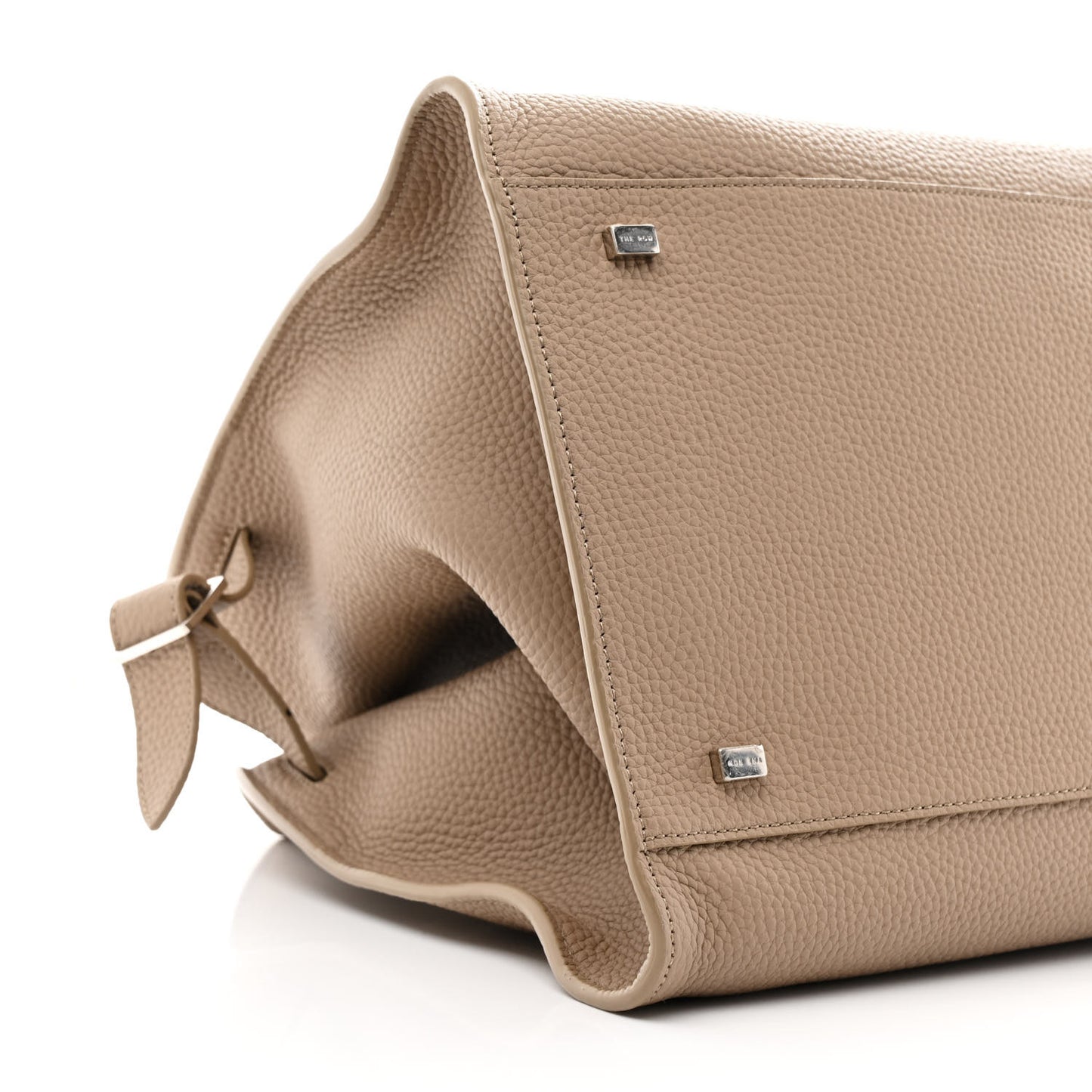 Matte Grained Calfskin Soft Margaux 15 Dark Taupe