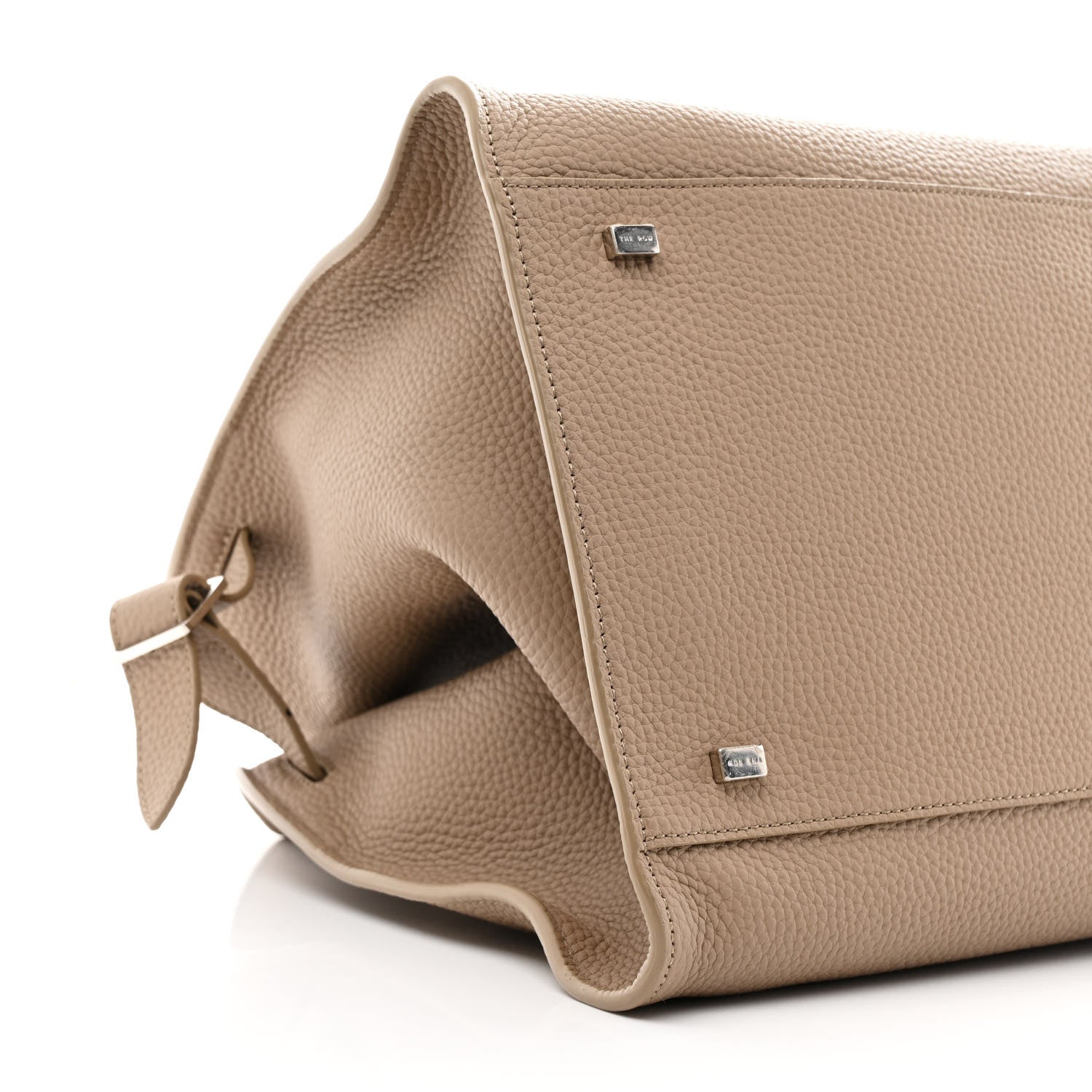 The Row Matte Grained Calfskin Soft Margaux 15 Dark Taupe 8 of 9