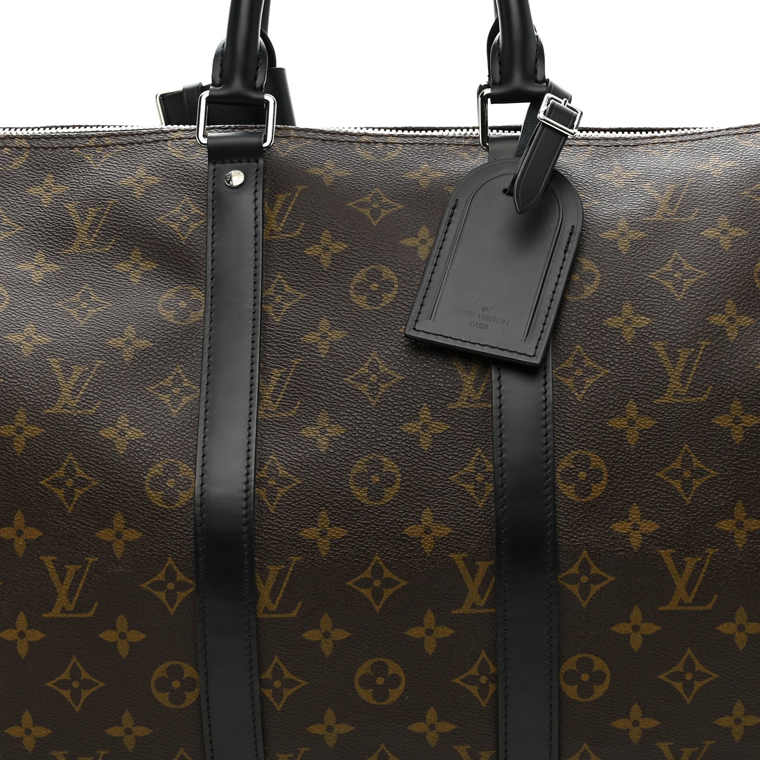 Louis Vuitton Monogram Macassar Keepall Bandouliere 45 7 of 9