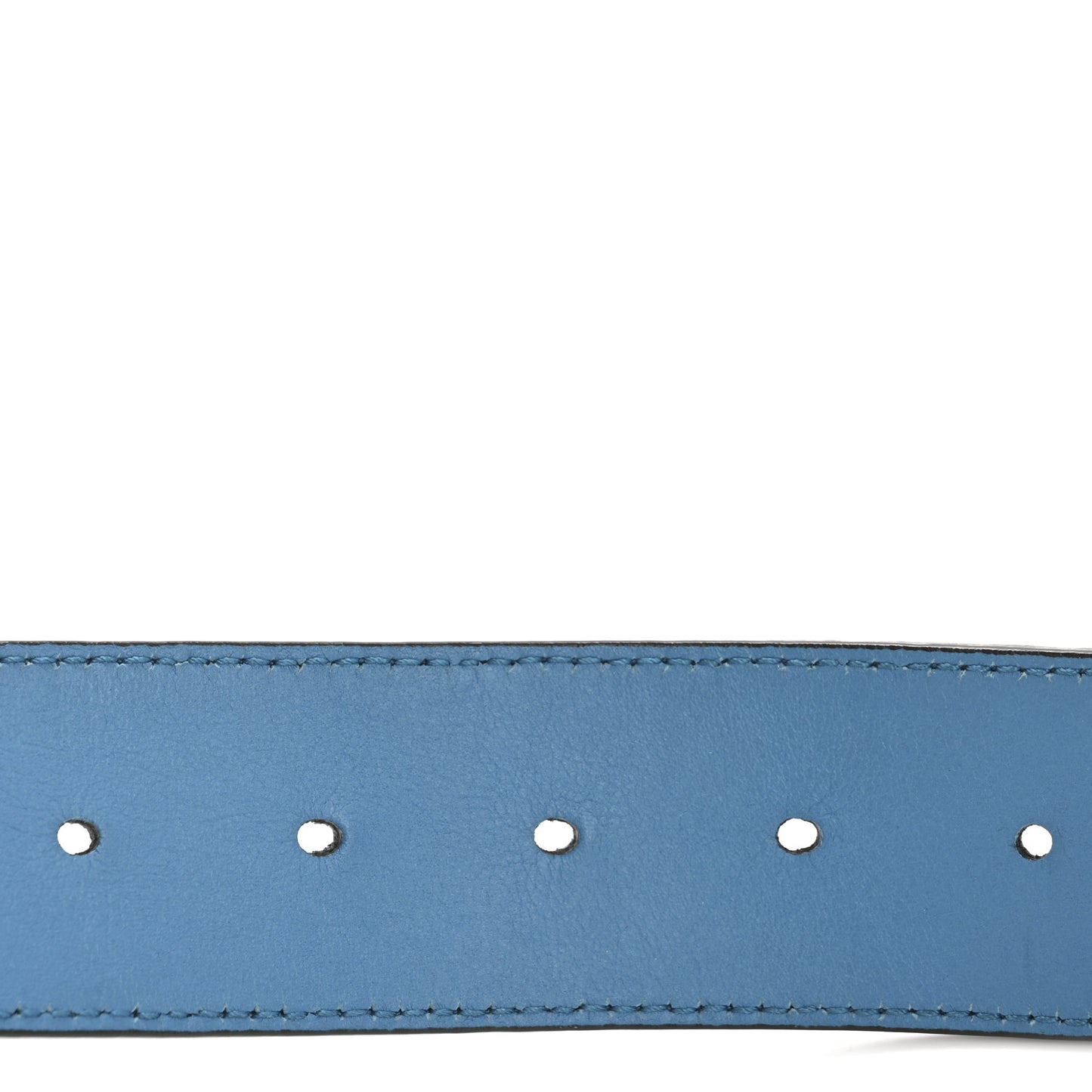 Calfskin Double G 40mm Belt 90 36 Clear Sky Blue