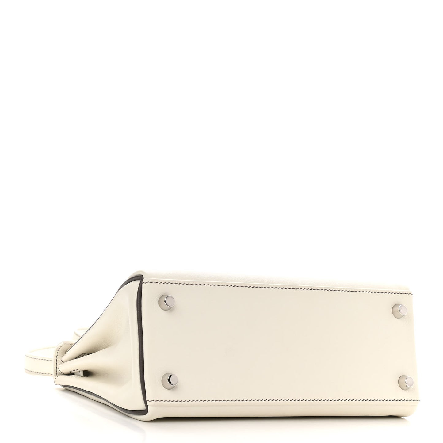 Evercolor Horseshoe Kelly Retourne 25 White Etain