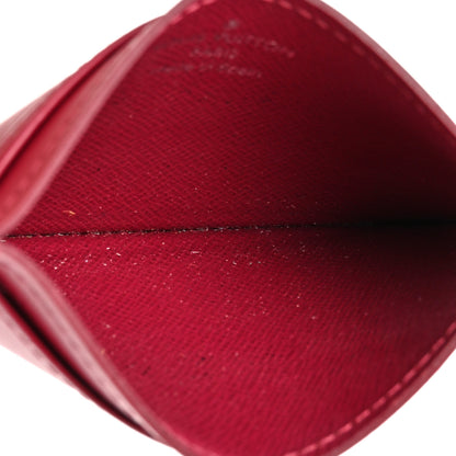 Louis Vuitton Epi Card Holder Fuchsia 5 of 9