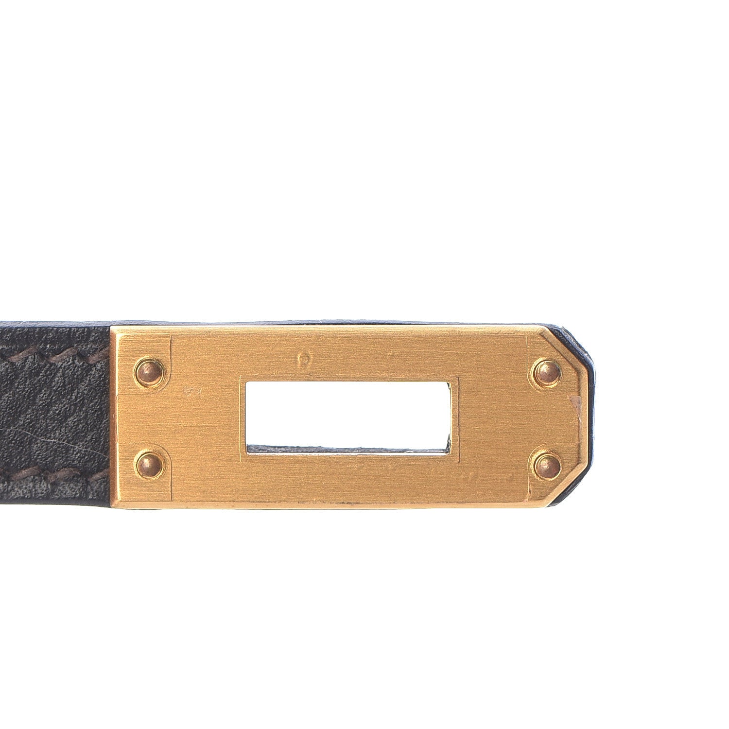 Hermes Epsom Bi Color Horseshoe Kelly Sellier 25 Etain Black 31 of 40