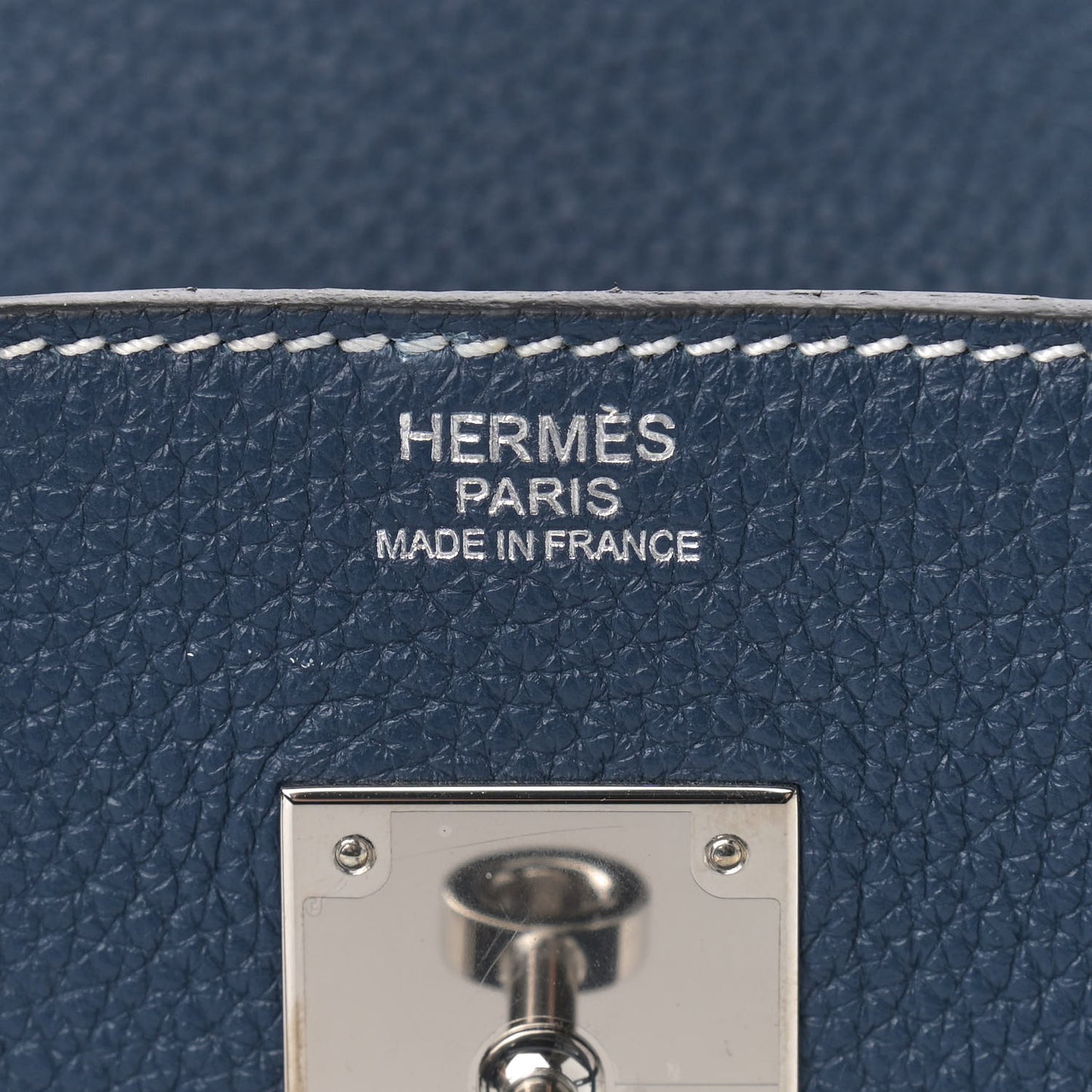 Togo Bi-Color Birkin 30 Bleu de Malte Ciel