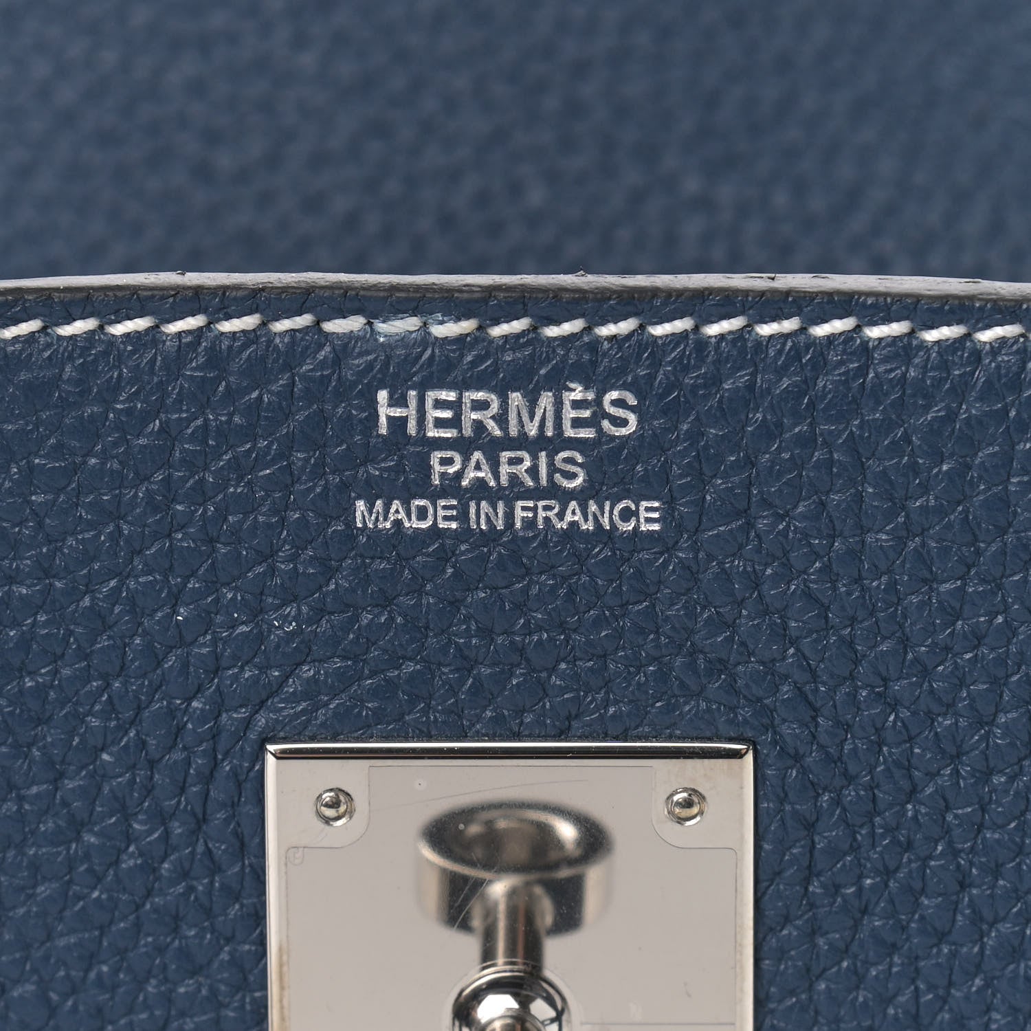 Hermes Togo Bi-Color Birkin 30 Bleu de Malte Ciel 6 of 12