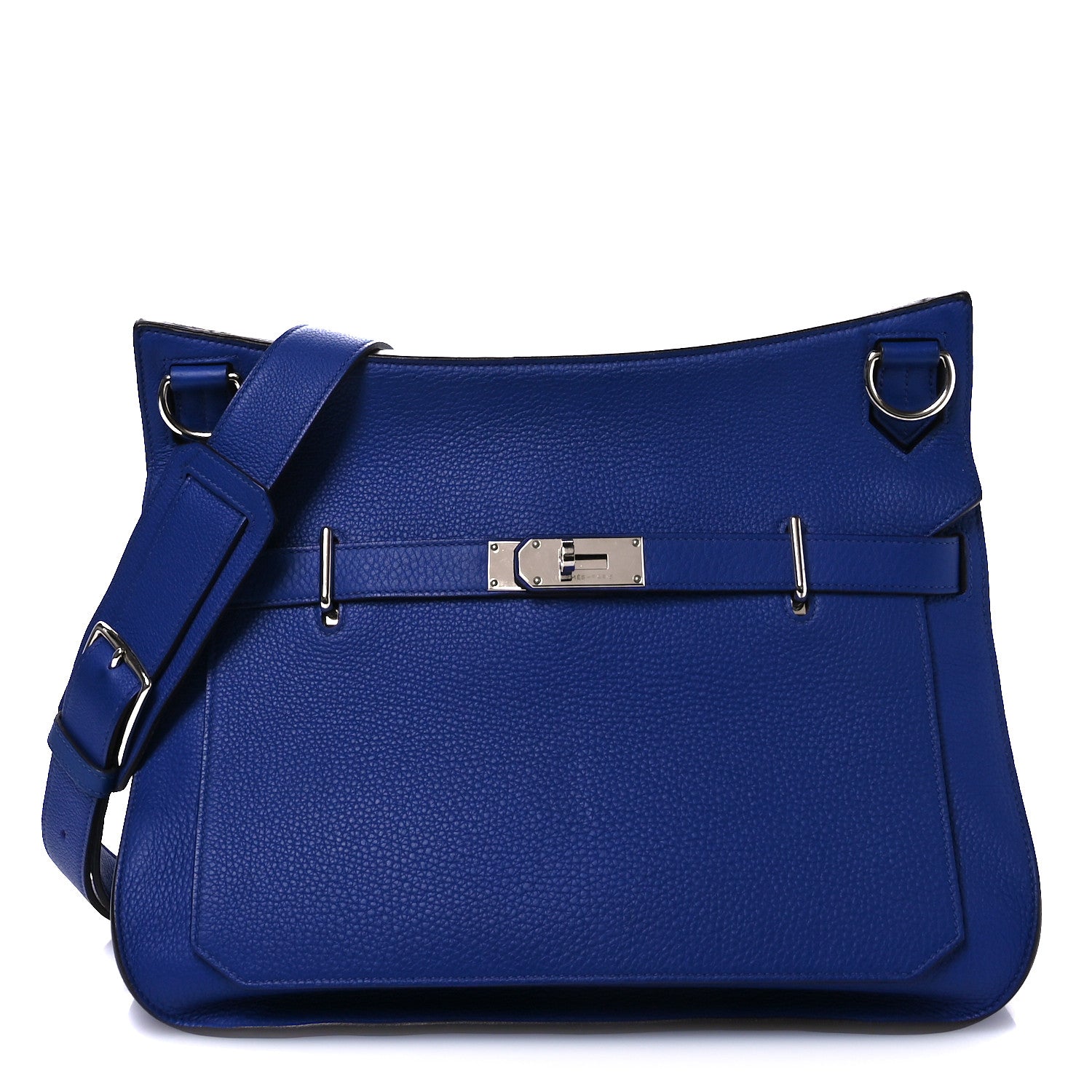 Hermes Taurillon Clemence Jypsiere 34 Bleu Electrique 1 of 11