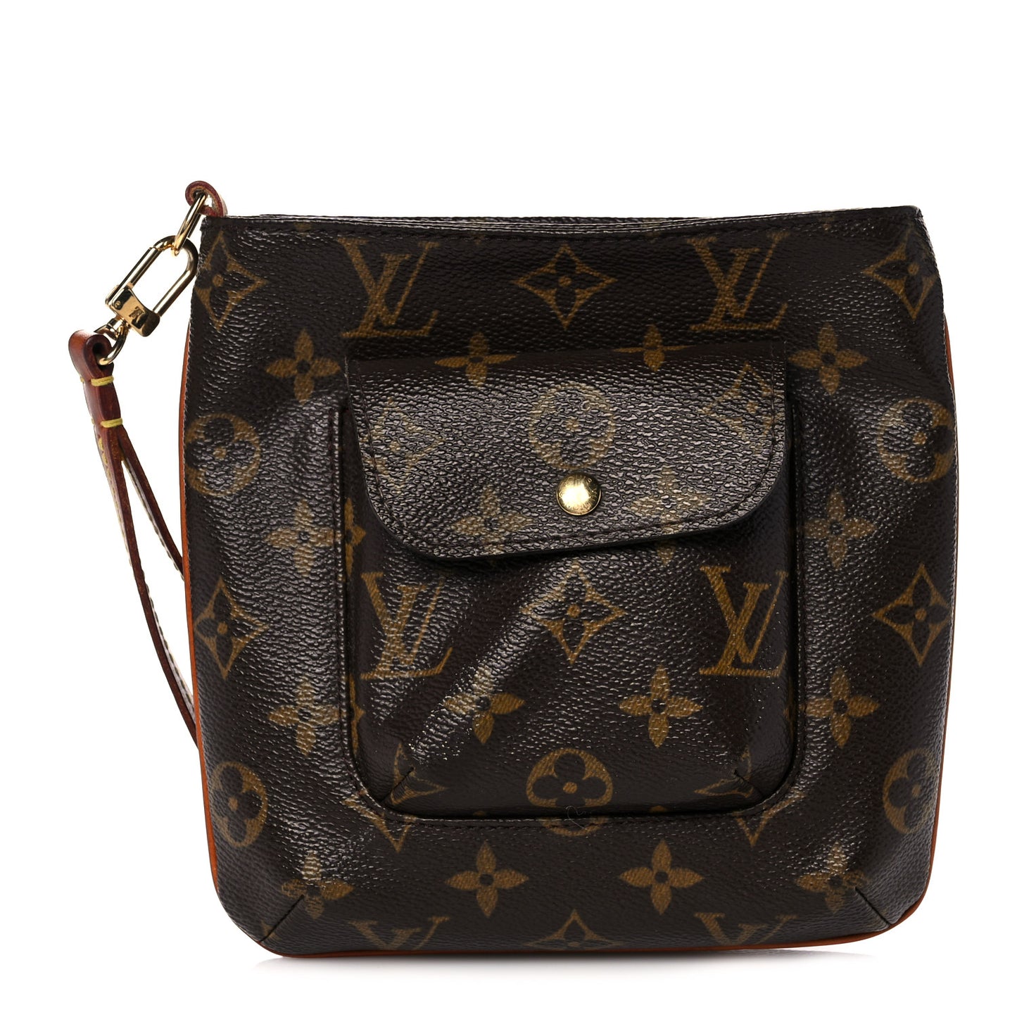Monogram Partition Clutch