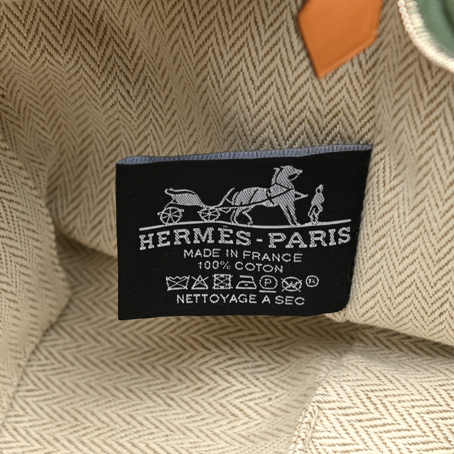 Hermes Canvas Small Bride-A-Brac Pouch Vert Foret 6 of 6