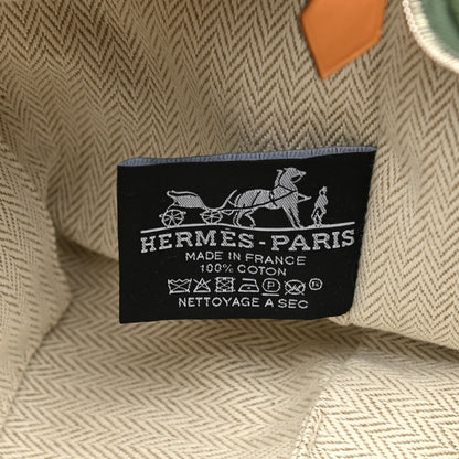 Hermes Canvas Small Bride-A-Brac Pouch Vert Foret 6 of 6