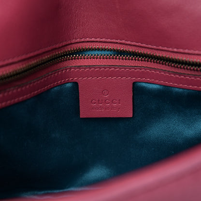 Gucci Velvet Matelasse Small GG Marmont Shoulder Bag Light Raspberry Rose 5 of 10