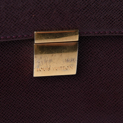 Louis Vuitton Taiga Serviette Khazan 1 Soufflet Briefcase 6 of 6