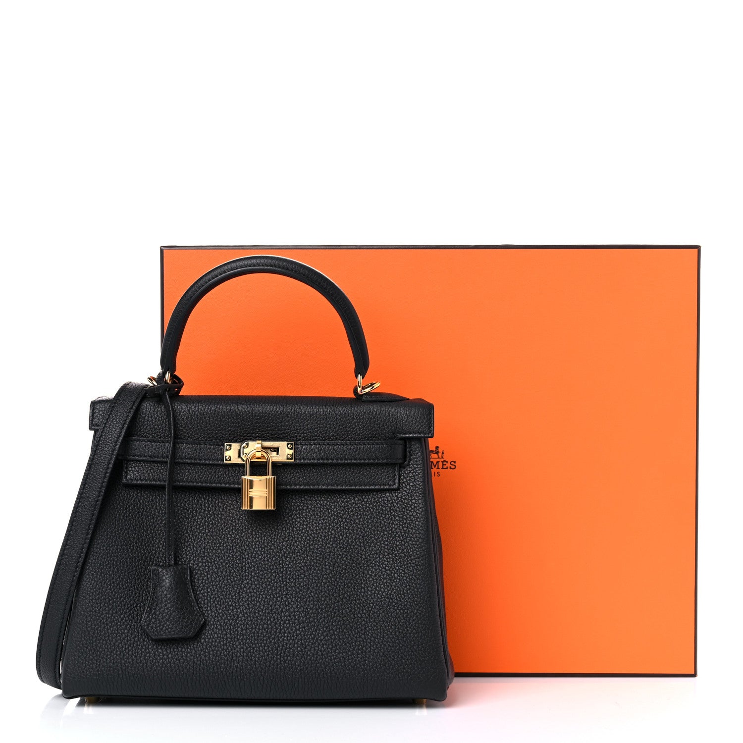 Hermes Togo Kelly Retourne 25 Black 41 of 41