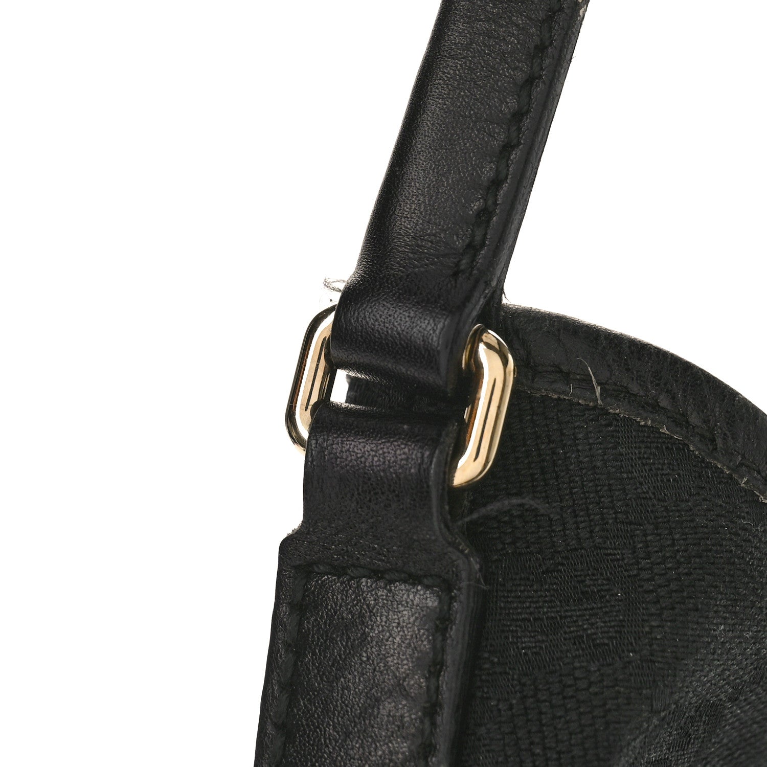 Gucci Monogram Medium New Britt Hobo Black 11 of 12