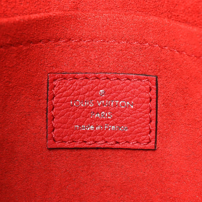 Louis Vuitton Soft Calfskin Mylockme Chain Bag BB Rubis 6 of 9