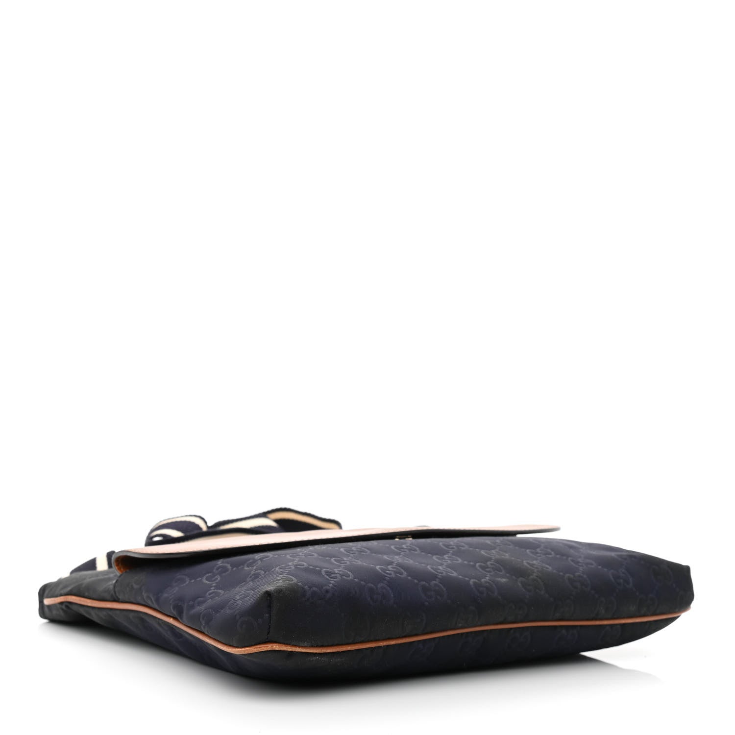 Gucci Nylon Monogram Signature Web Small Messenger Navy 4 of 10