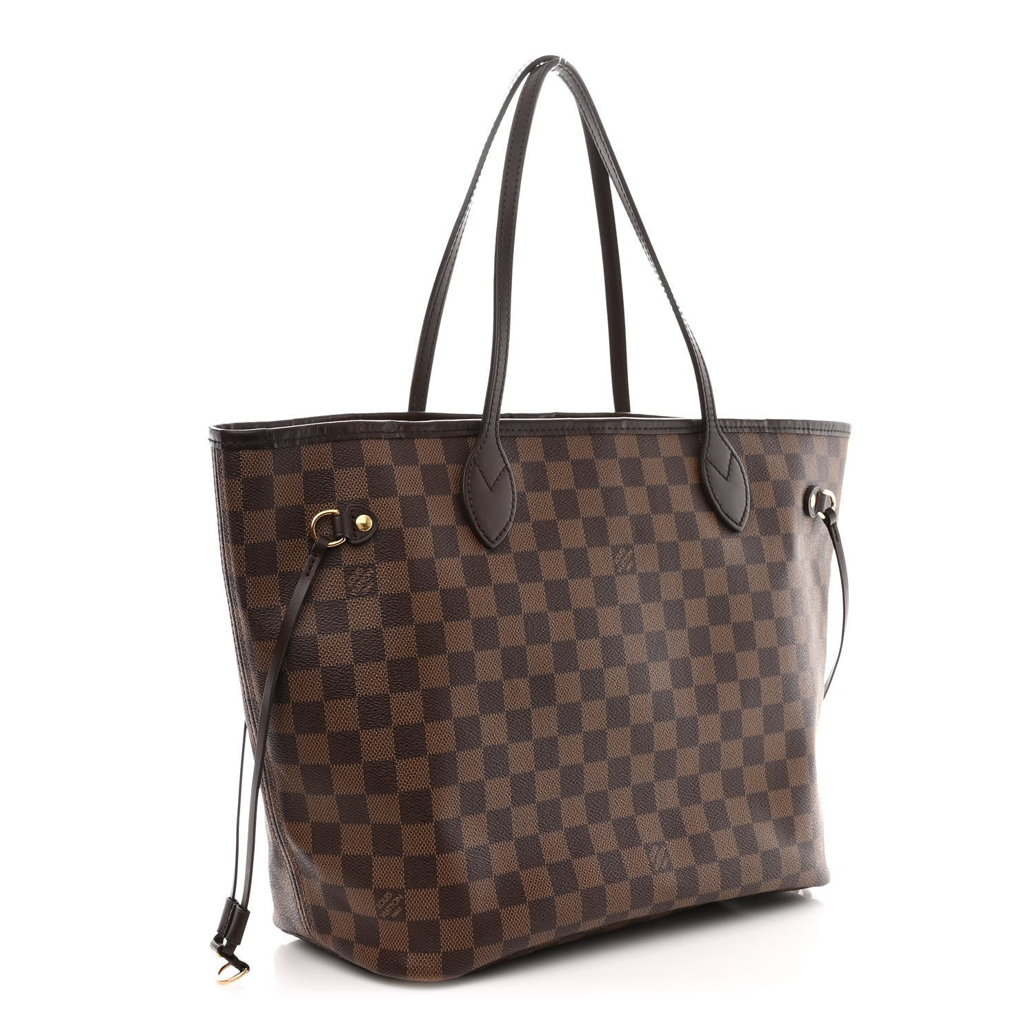 Louis Vuitton Damier Ebene Neo Neverfull MM Rose Ballerine 3 of 11