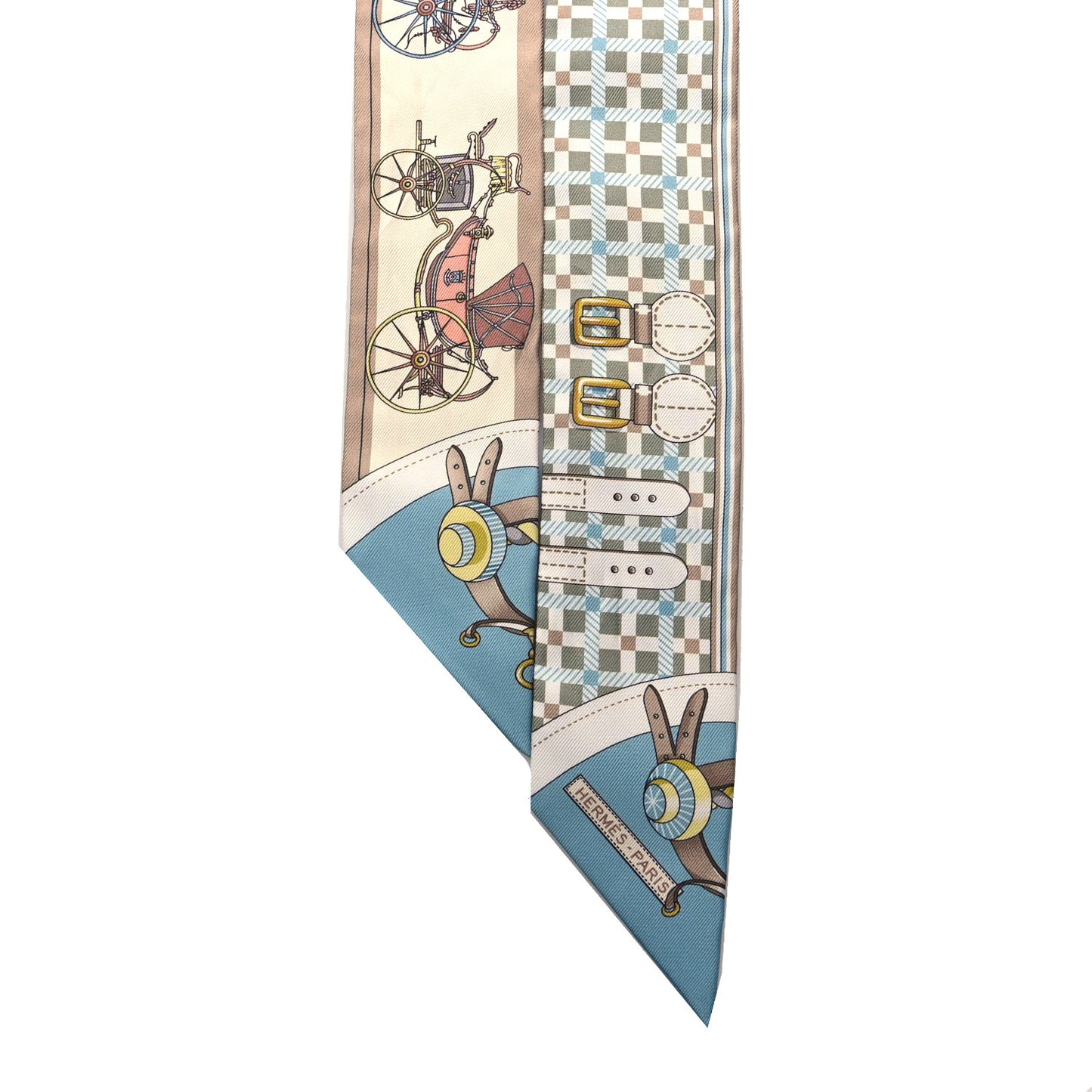 Silk Les Voitures Nouvelle Twilly Vert Amande Bleu Glacier