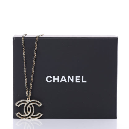 Chanel Crystal CC 100 Anniversary Necklace Gold 7 of 7