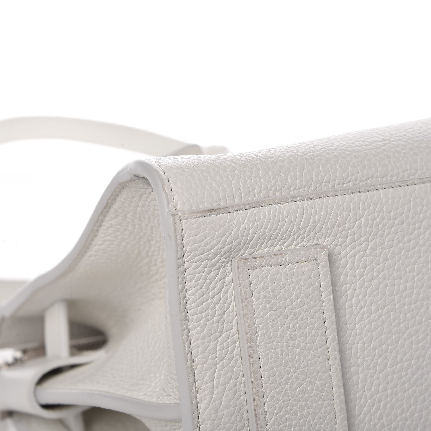 Saint Laurent Grained Calfskin Baby Supple Sac De Jour White 10 of 10
