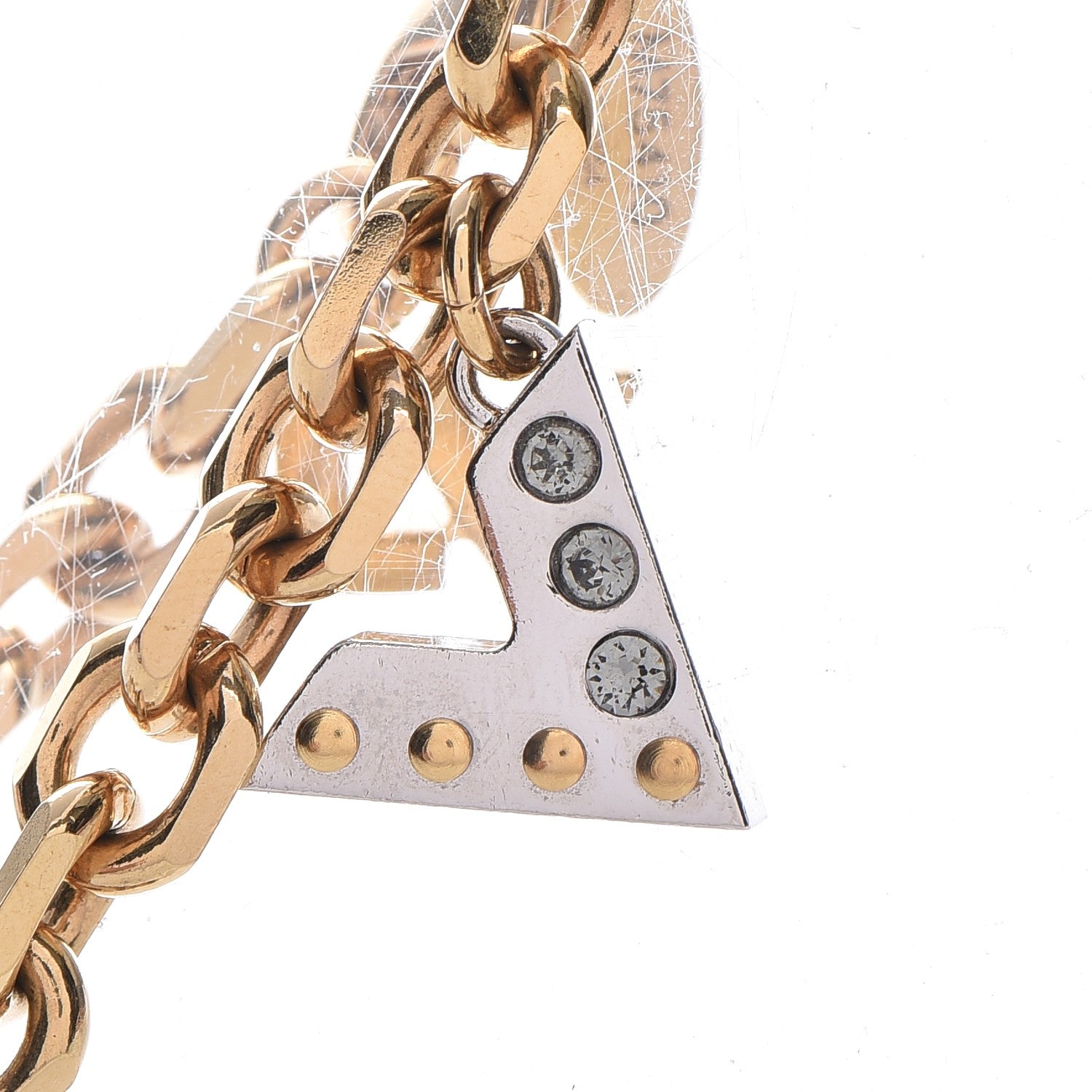 Louis Vuitton Love Letters Timeless Bracelet Gold 6 of 10