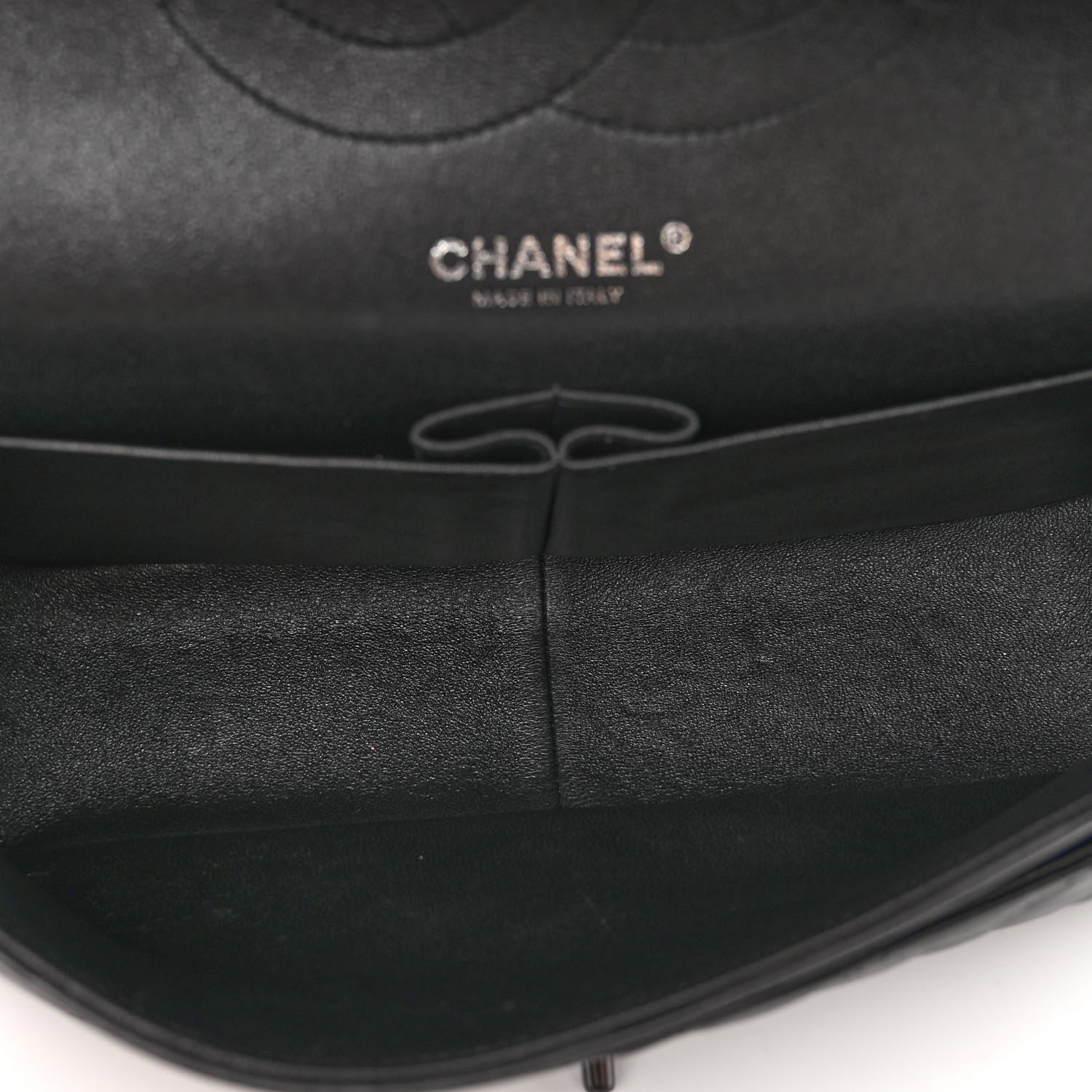Chanel Crumpled Calfskin Quilted Jumbo Double Flap So Black 5 of 10