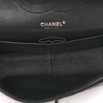 Chanel Crumpled Calfskin Quilted Jumbo Double Flap So Black 5 of 10