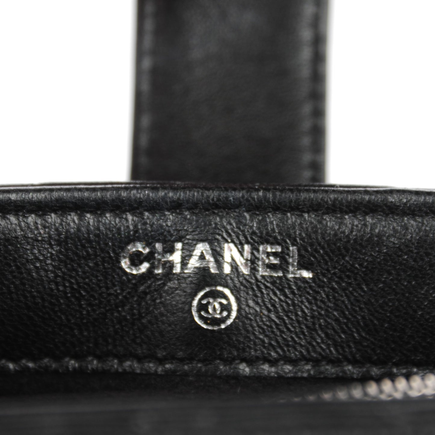 Lambskin Quilted Crystal Valentine Charms Mini Phone Holder Crossbody Bag Black