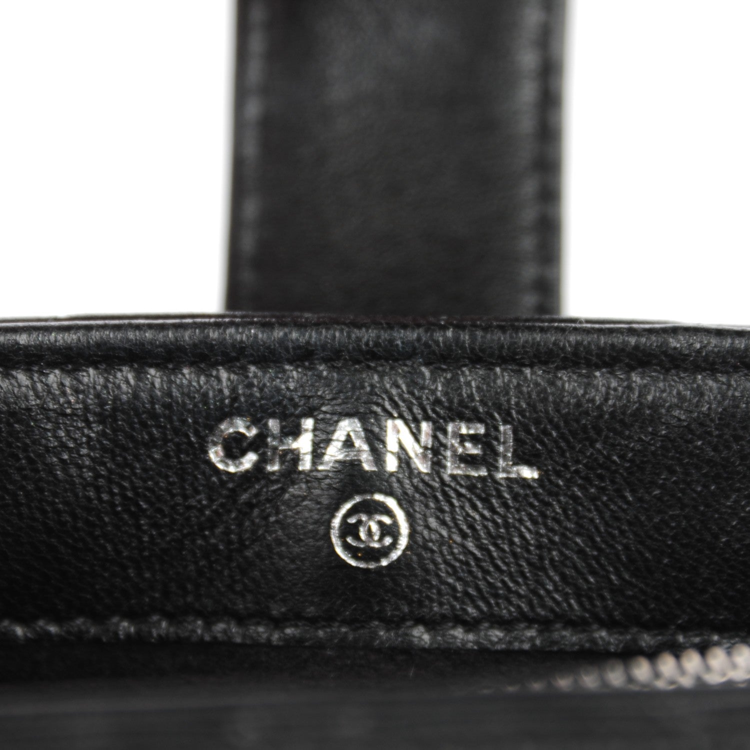 Chanel Lambskin Quilted Crystal Valentine Charms Mini Phone Holder Crossbody Bag Black 10 of 13