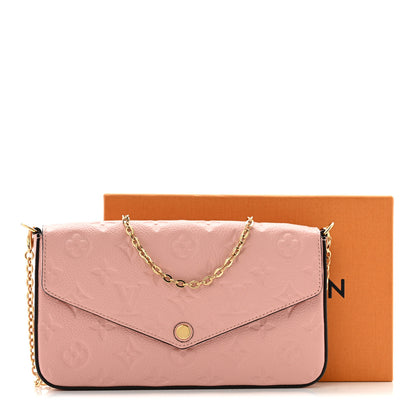 Louis Vuitton Empreinte Pochette Felicie Chain Wallet Rose Poudre 11 of 11