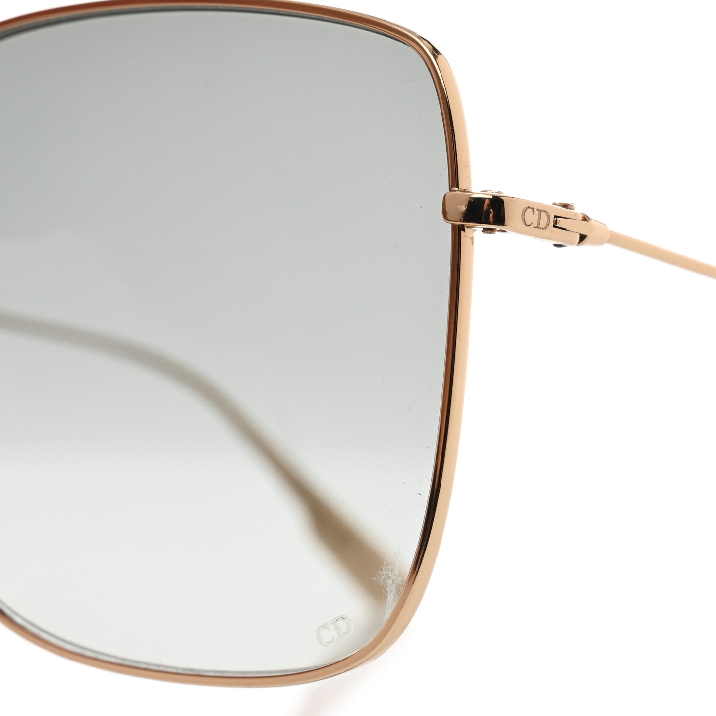 Metal Stellaire 1 Square Sunglasses Gold