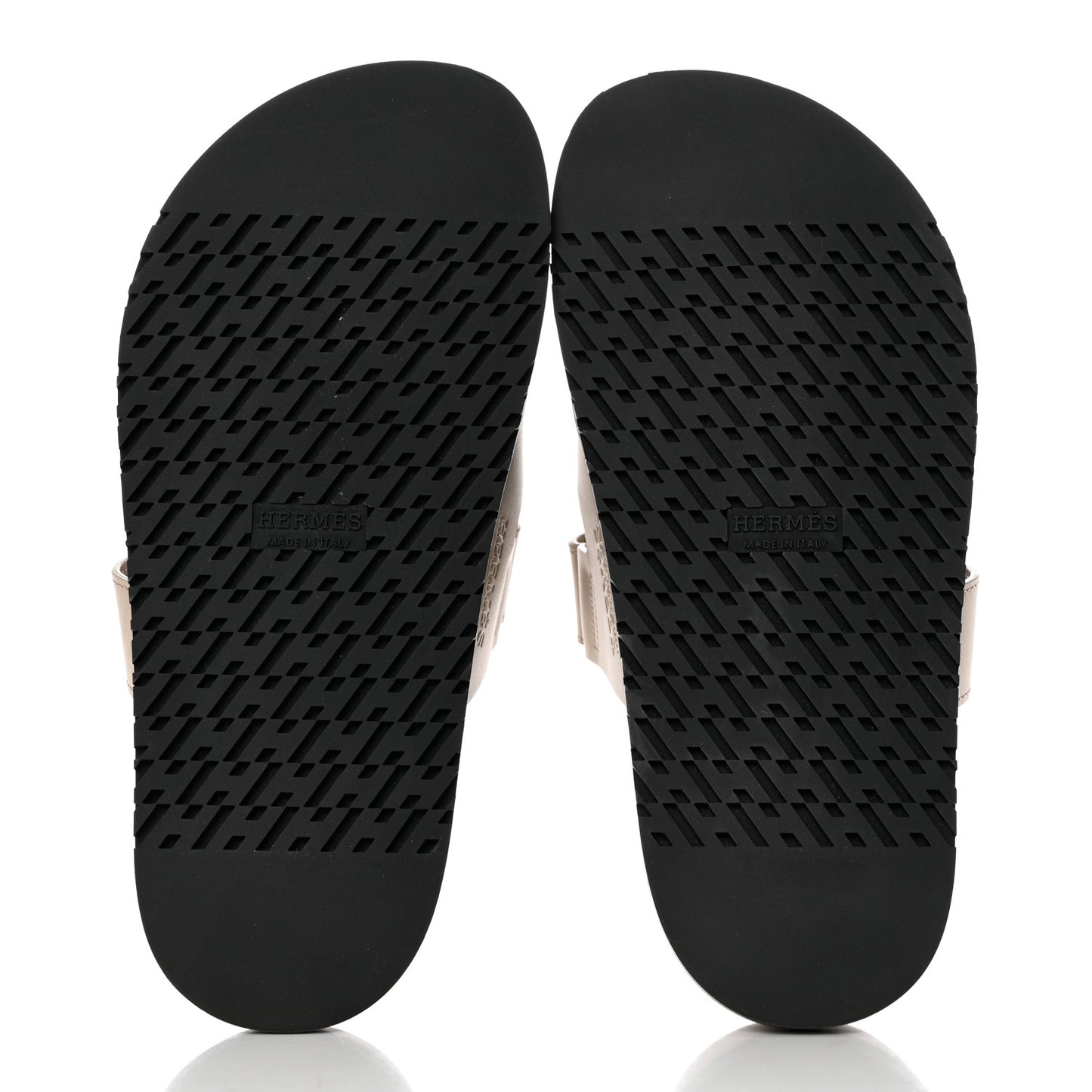 Calfskin Womens Chypre Sandals 35 Beige Mastic