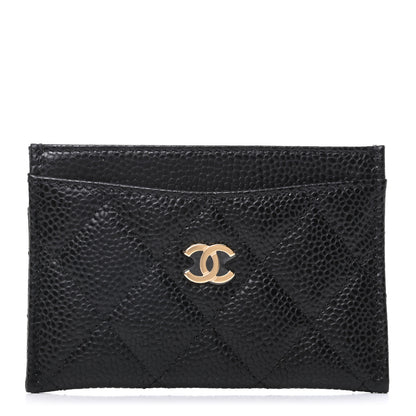 Chanel Caviar Quilted Card Holder Black 1 of 8