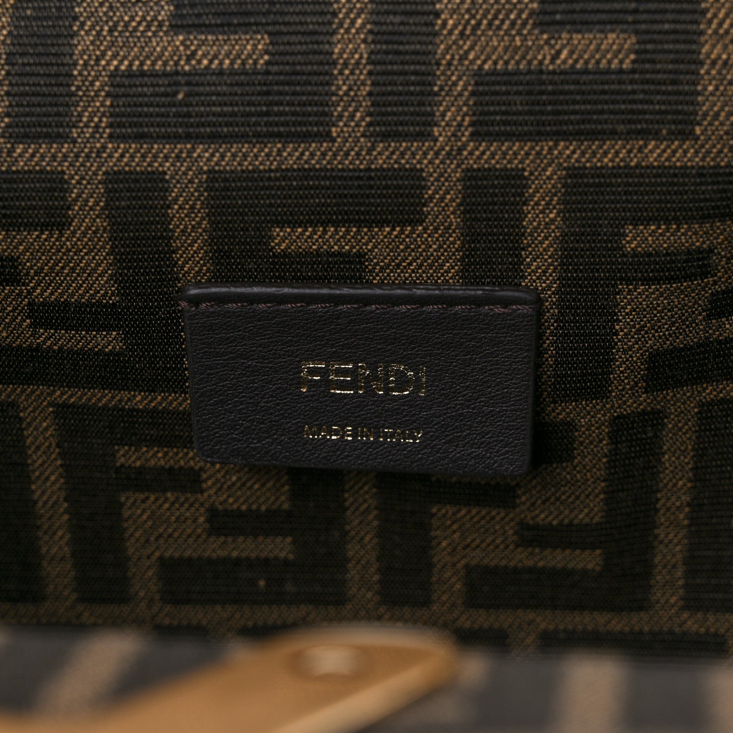 Fendi Nappa Suede Striped Inlay Small Fendi First Multicolor 6 of 9
