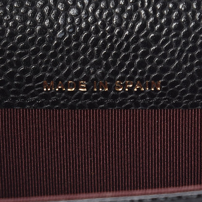Chanel Caviar Quilted Flap Card Holder Black 7 of 8