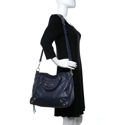 Balenciaga Agneau Giant 12 Gold Hardware Velo Gris Chartreux 2 of 12