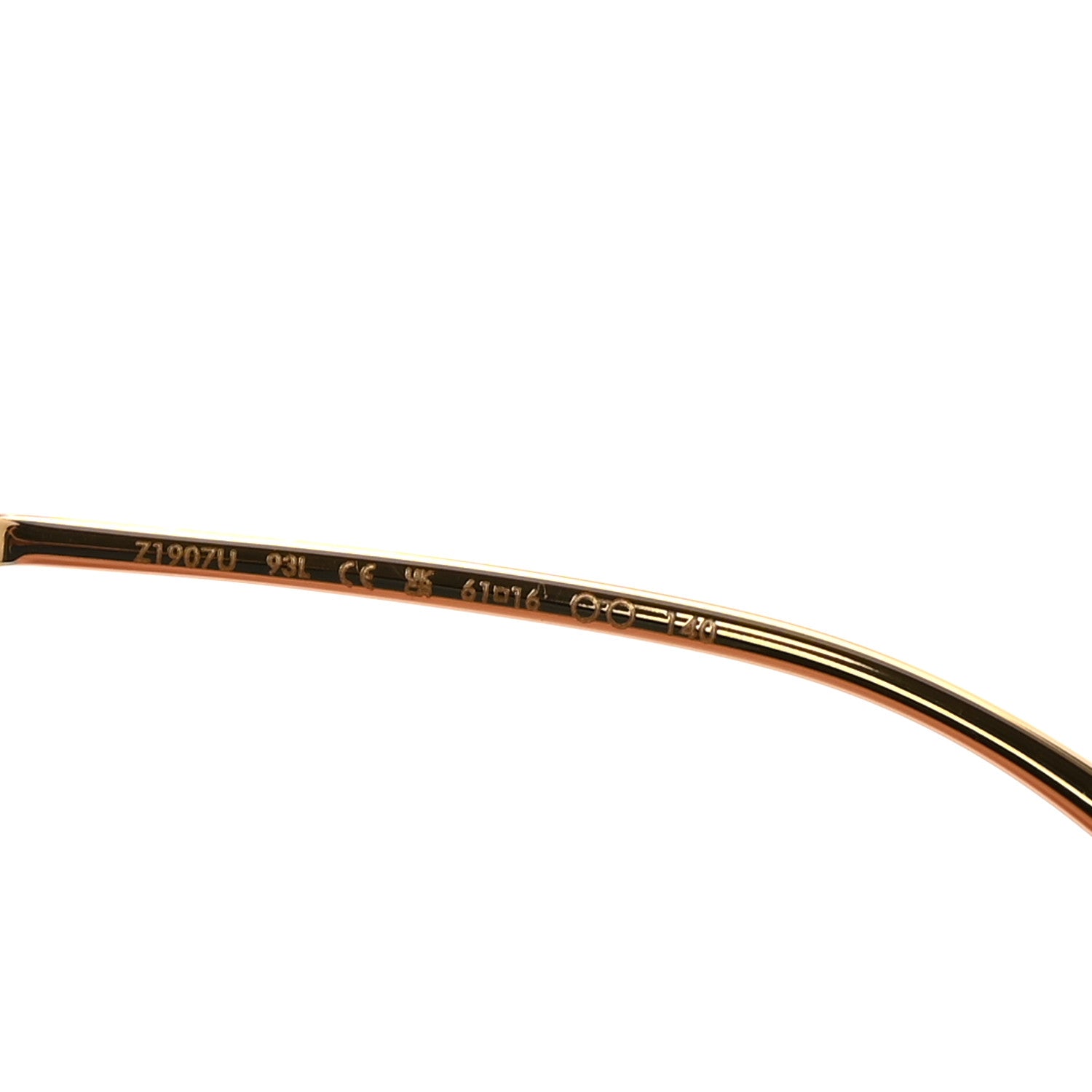 Louis Vuitton Acetate Metal My LV Chain Two Square Sunglasses Z1907U Black 5 of 7