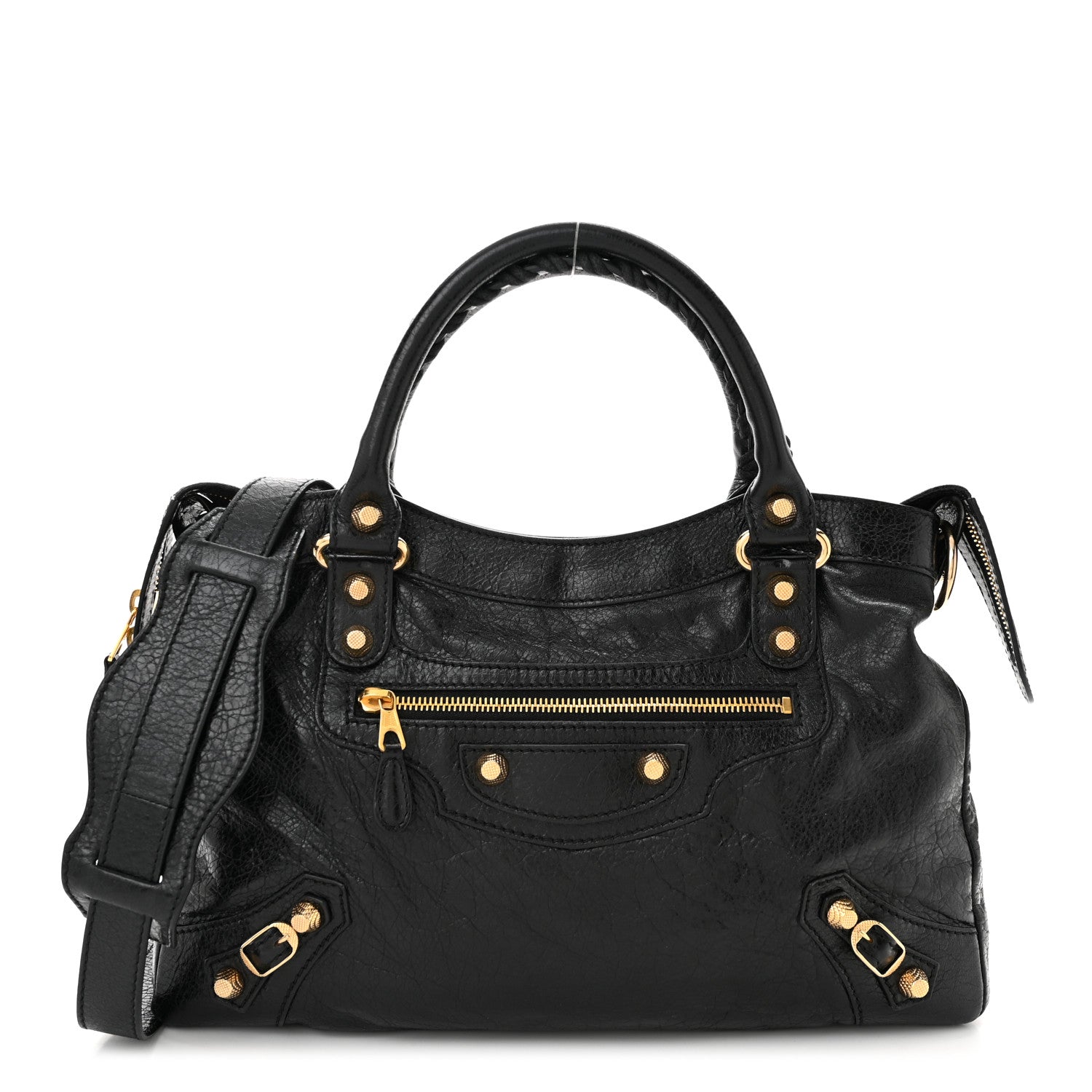 Balenciaga Agneau Giant 12 Gold Hardware Town Black 1 of 10