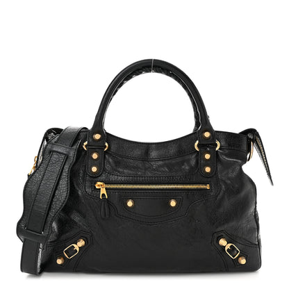 Balenciaga Agneau Giant 12 Gold Hardware Town Black 1 of 10