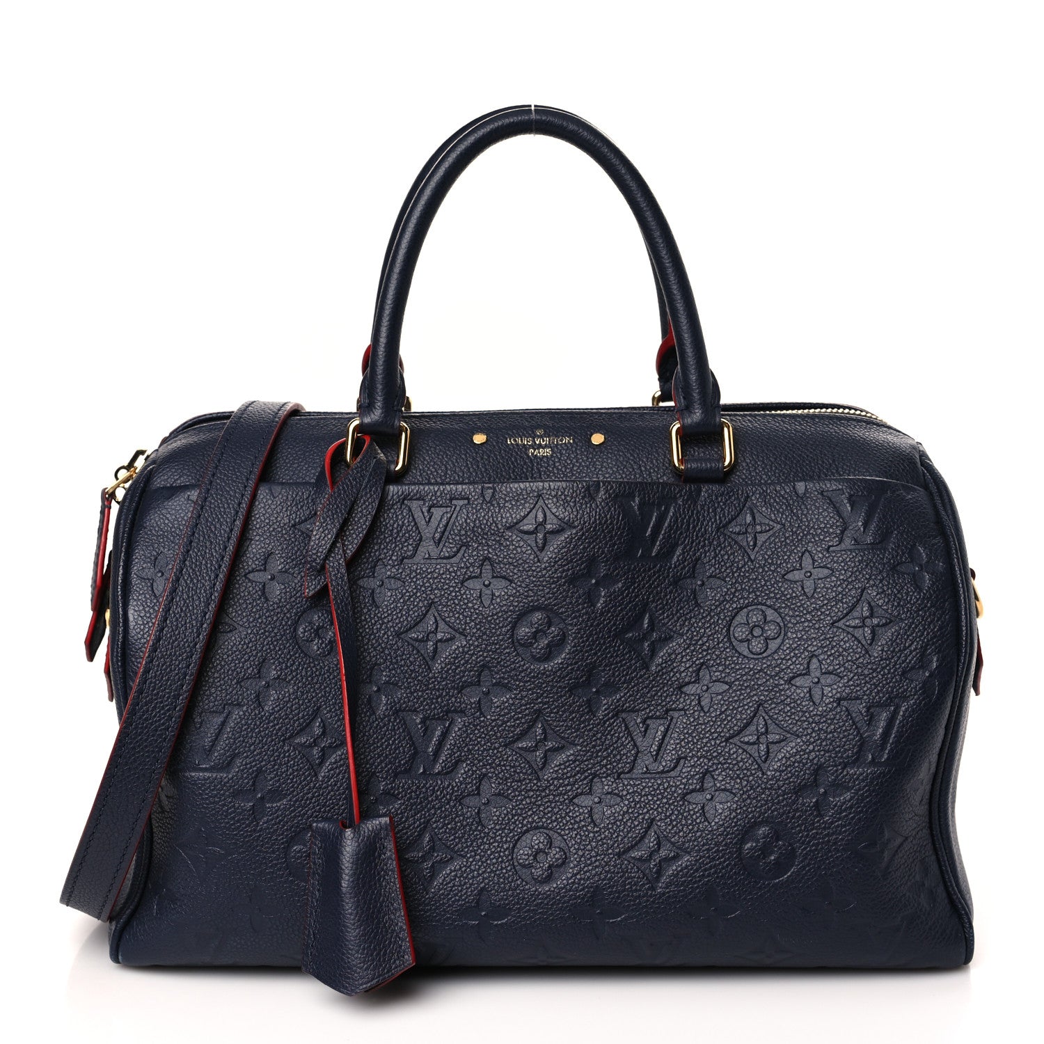Louis Vuitton Empreinte Speedy Bandouliere 30 NM Marine Rouge 1 of 8