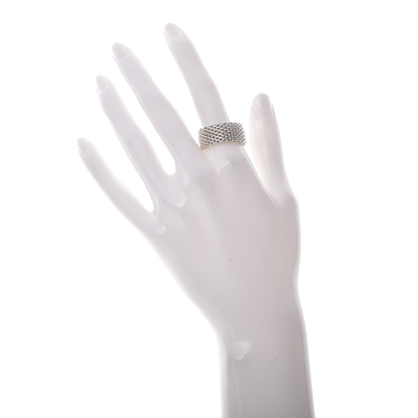 Sterling Silver Somerset Mesh Ring 60 9