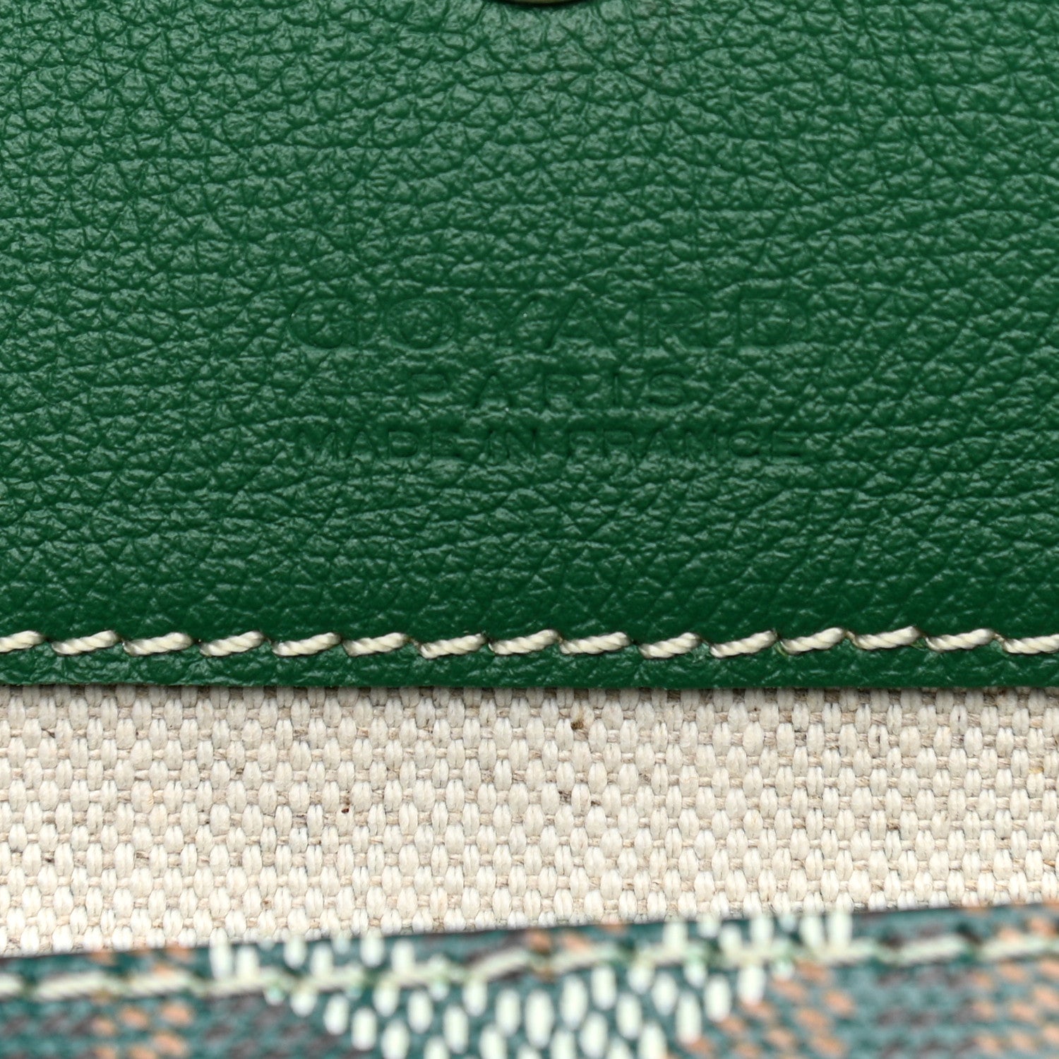 Goyard Goyardine Saint Louis PM Green 6 of 10