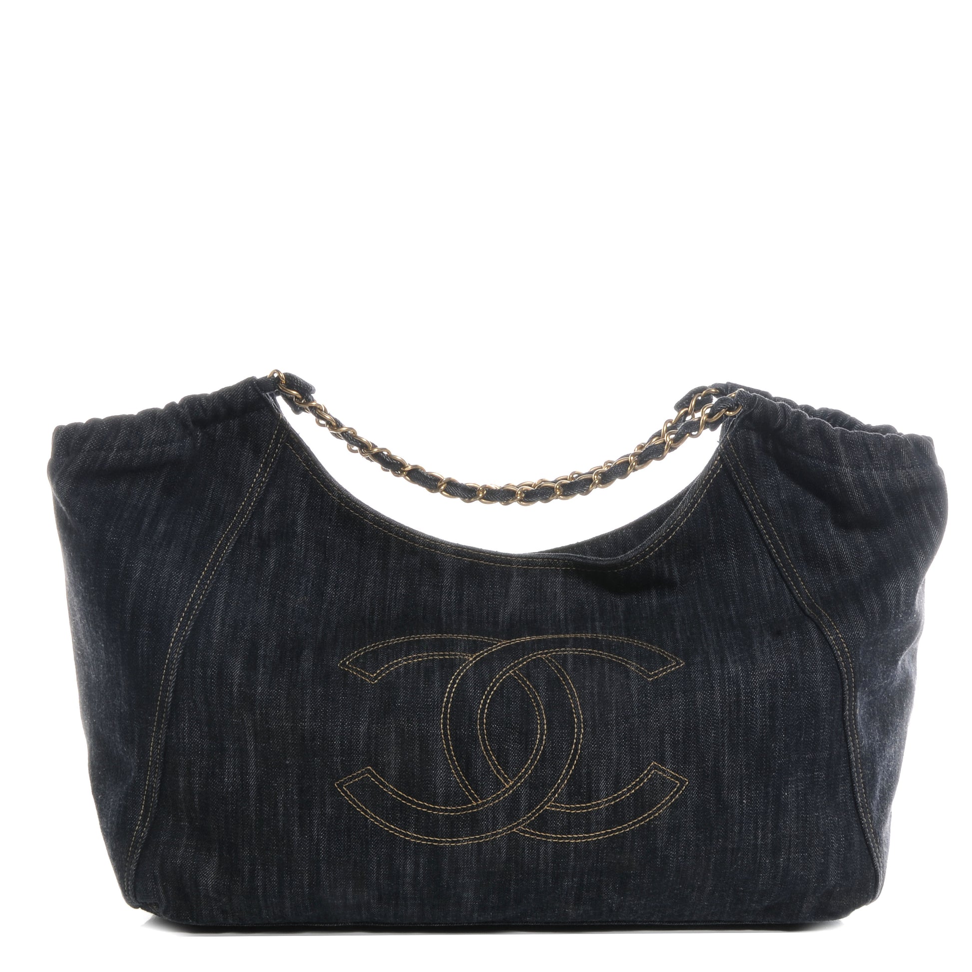 Chanel Denim Coco Cabas Tote 1 of 8