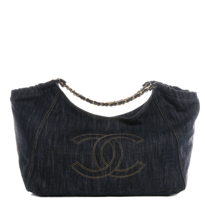 Chanel Denim Coco Cabas Tote 1 of 8