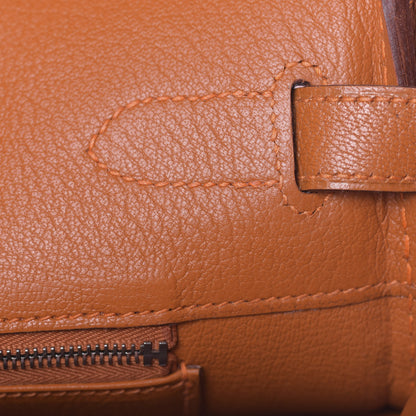 Hermes Chevre Birkin 30 Potiron 14 of 37