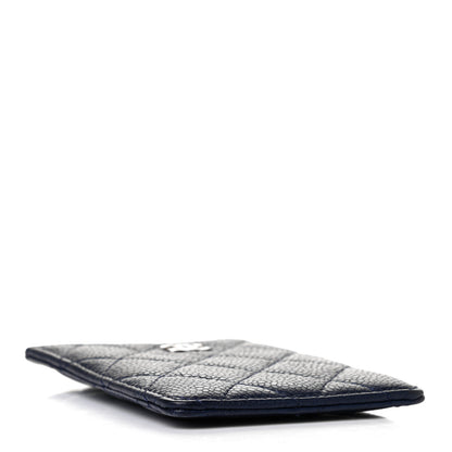 Chanel Caviar Quilted iPhone Case Blue 3 of 4