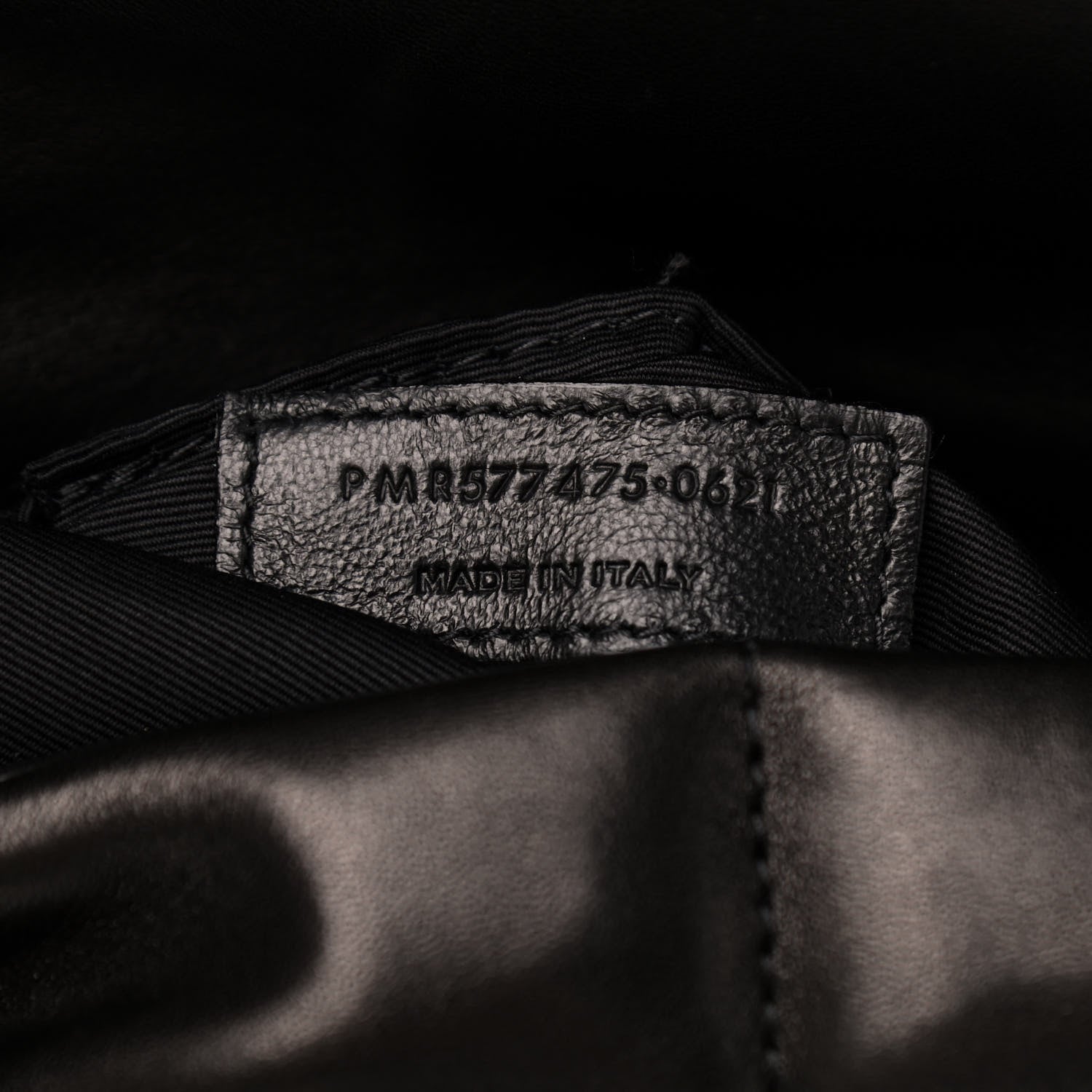 Saint Laurent Lambskin Quilted Medium Loulou Puffer Monogram Chain Satchel Black 7 of 9