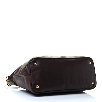 Prada Soft Calf Shopping Tote Nocciolo 3 of 4