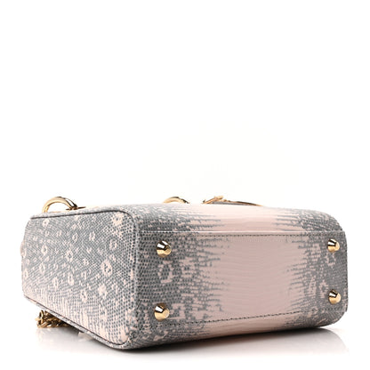 Christian Dior Lizard Ombre Mini Lady Dior Light Pink 4 of 9